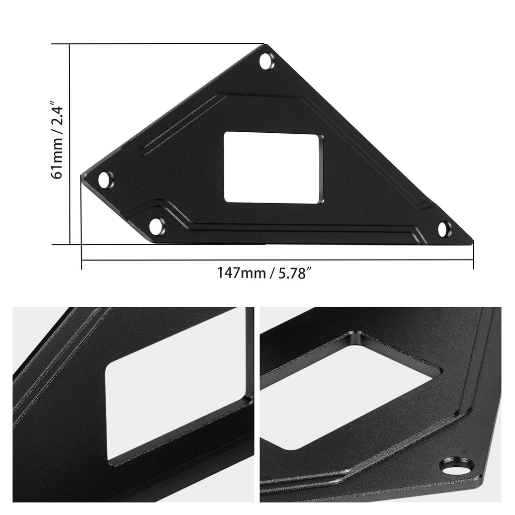 CNC Aluminum Drivers Side Rocker Switch Panel Plate For Honda Talon 1000 R X X-4