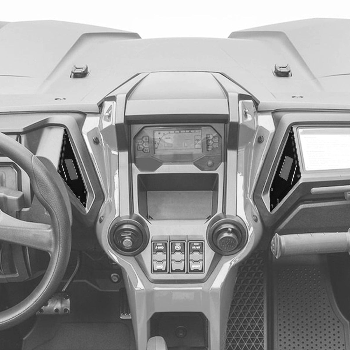 CNC Aluminum Drivers Side Rocker Switch Panel Plate For Honda Talon 1000 R X X-4