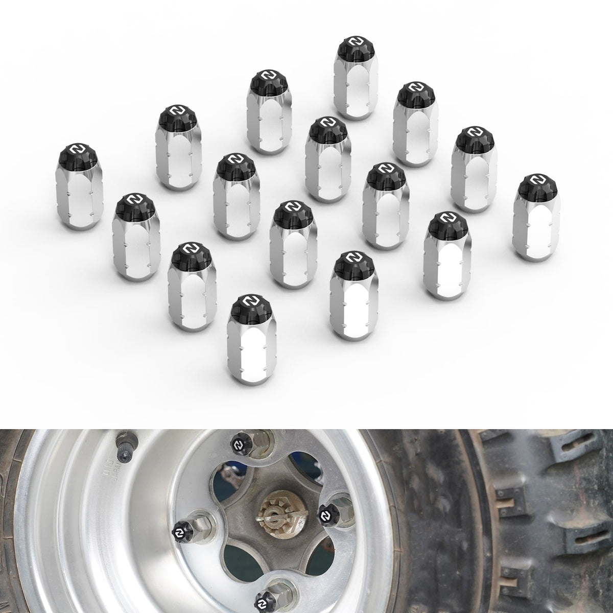 ATV Wheel Hub Lug Nuts Kit For Honda TRX450 R / ER 250X 400X ATC250R