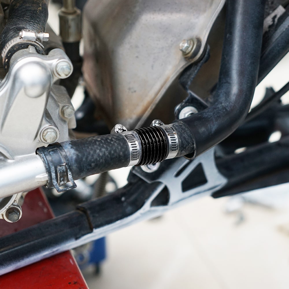 Inline Radiator Super Cooler With Clamps For Yamaha Raptor 700 Blaster 200 Honda TRX450R Position 6