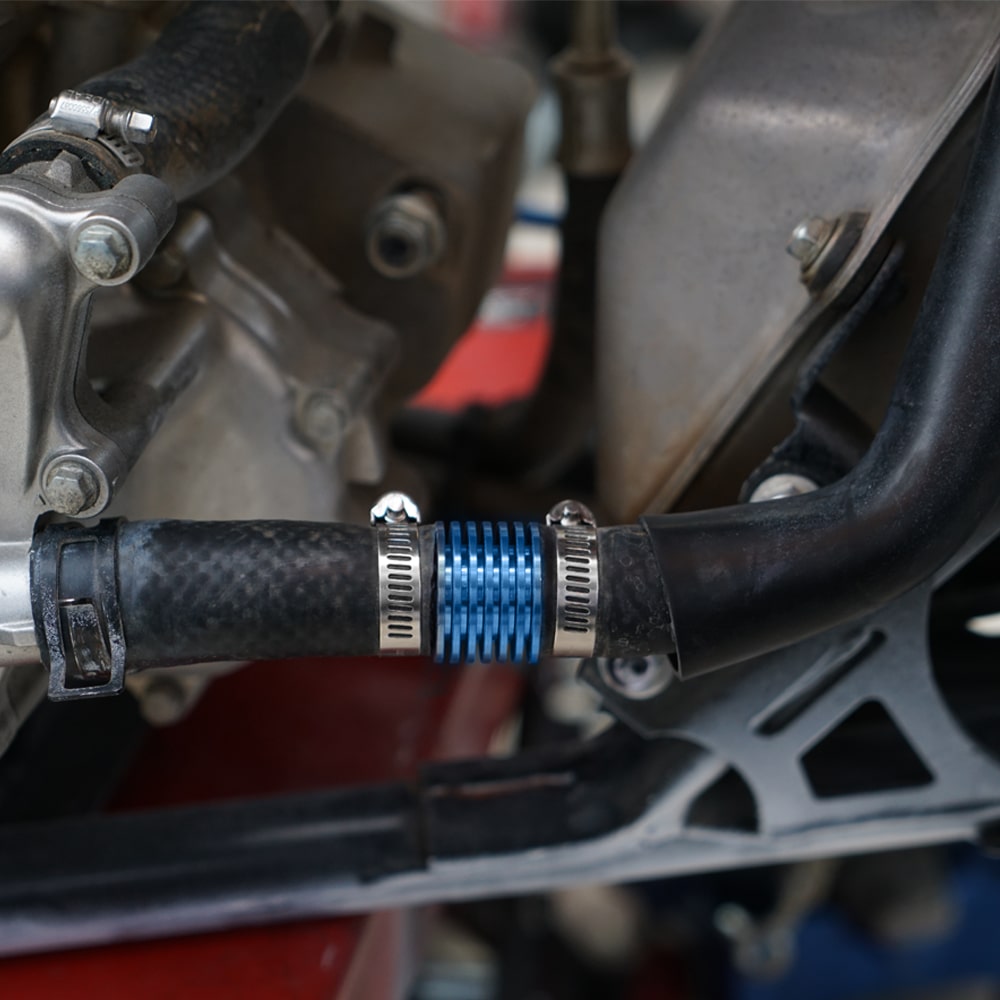 Inline Radiator Super Cooler With Clamps For Yamaha Raptor 700 Blaster 200 Honda TRX450R Position 3