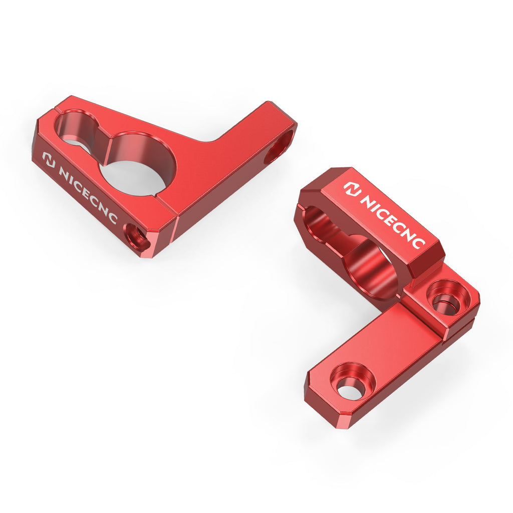 Dual-Size Rear Brake Line Hose Clamp Holder Kit For Honda TRX 450 R / ER 06-14