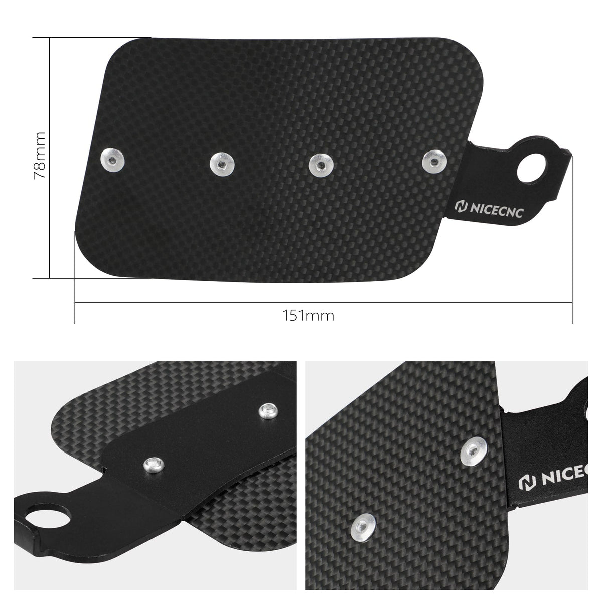 Carbon Fiber Carburetor Heat Shield Cover For Honda TRX 450 R / ER 06-14