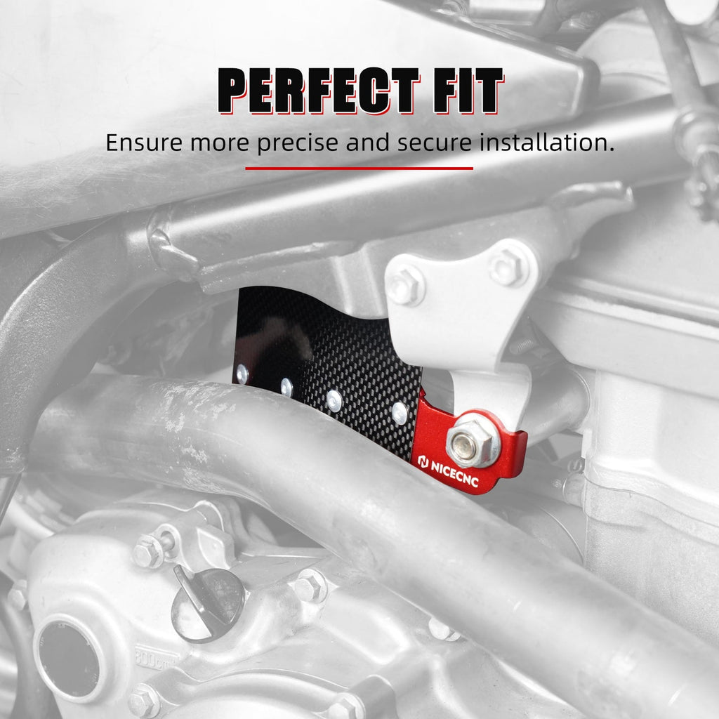 Carbon Fiber Carburetor Heat Shield Cover For Honda TRX 450 R / ER 06-14