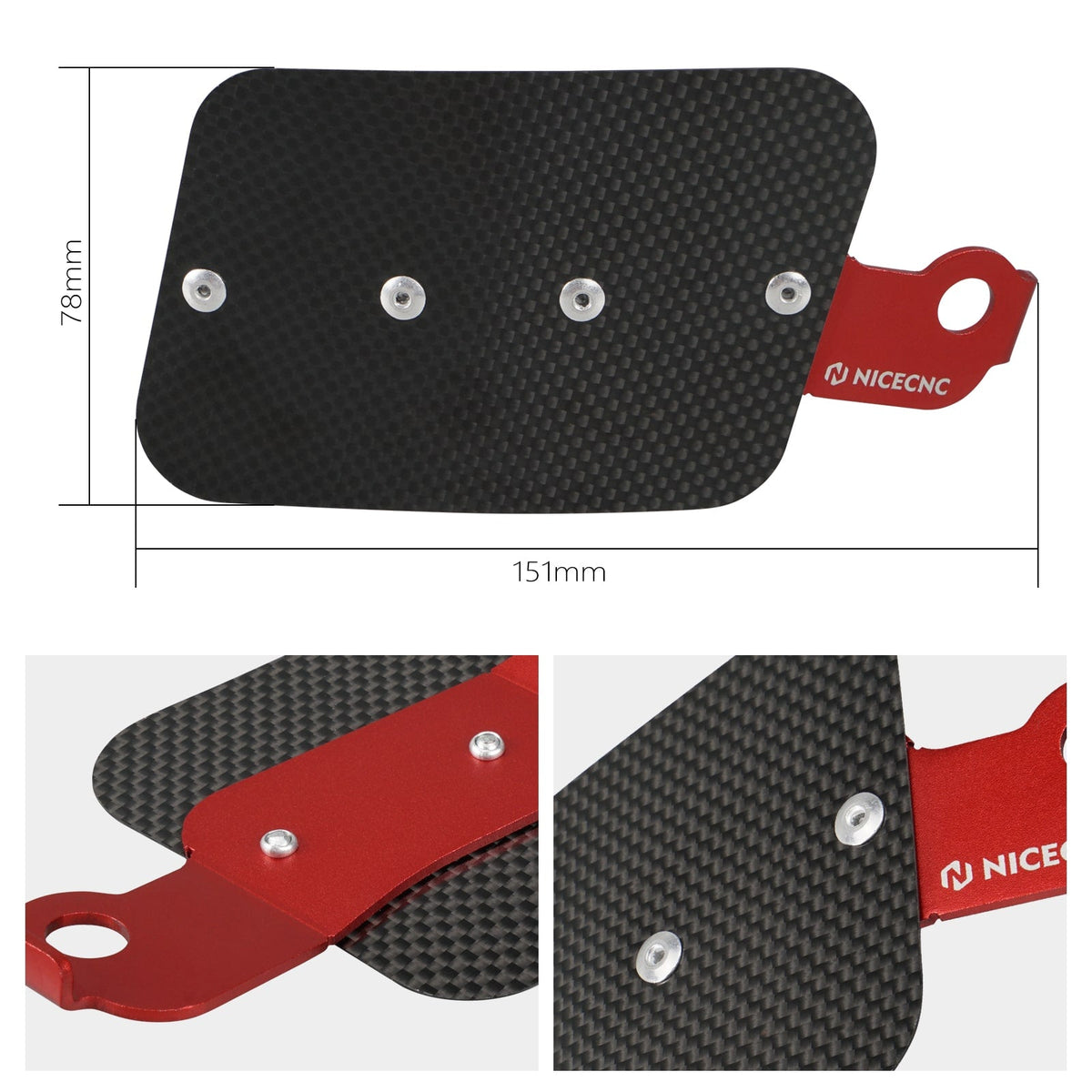 Carbon Fiber Carburetor Heat Shield Cover For Honda TRX 450 R / ER 06-14