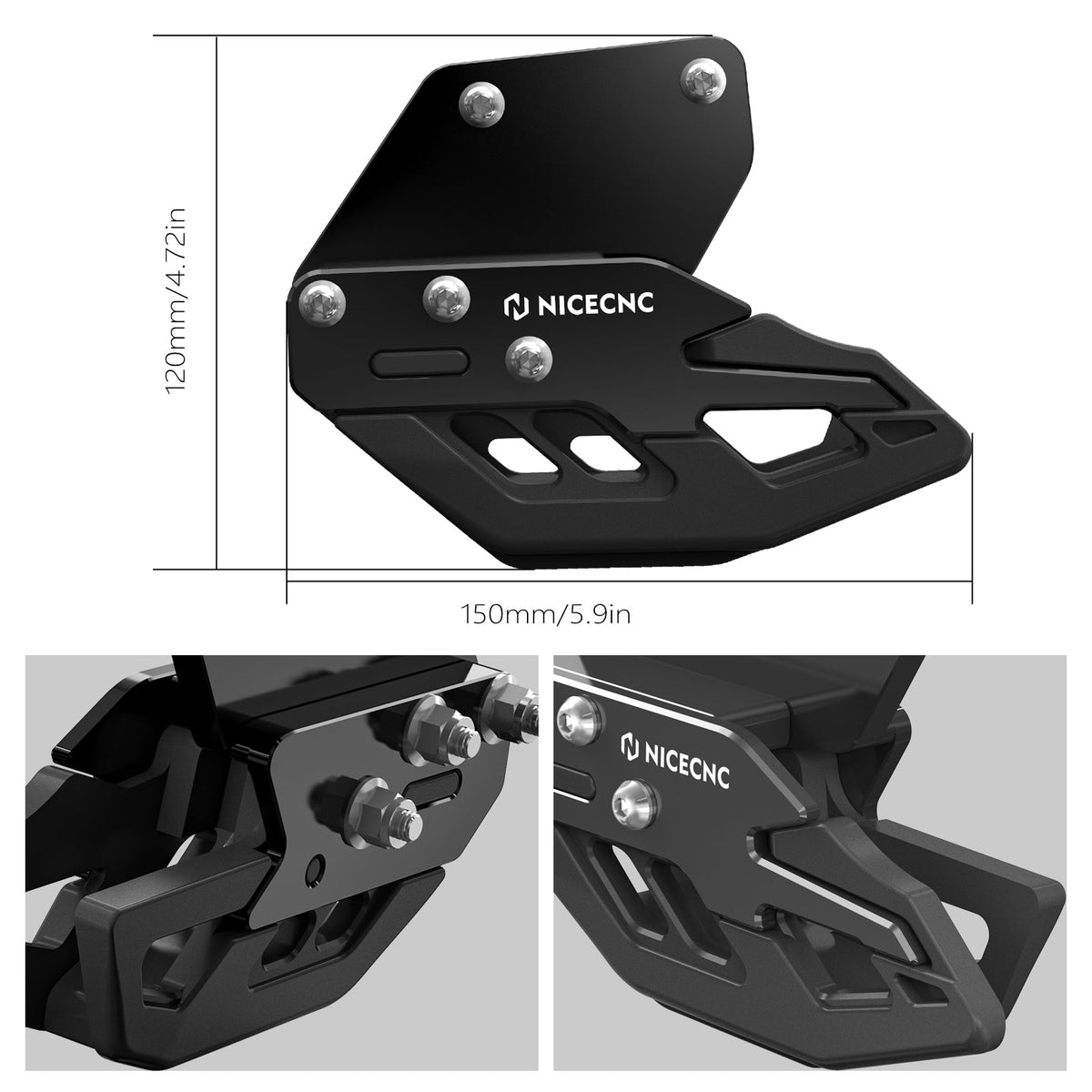 Rear Swingarm Chain Guide Slider For Honda TRX 450 R / ER 2006-2014
