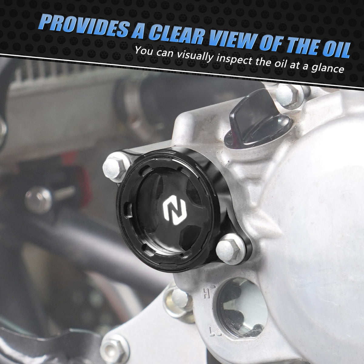 Transparent Clear Oil Filter Cover Cap For Honda TRX 450 R / ER CRF450R CRF450X