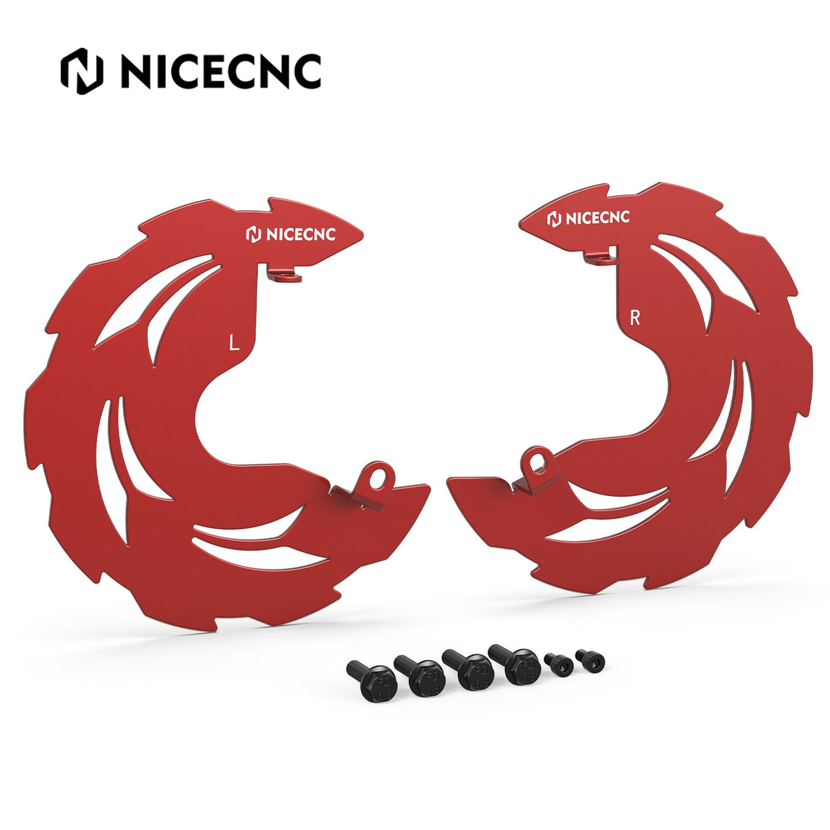 Front Brake Disc Rotor Rock Guards Kit For Honda TRX 450 R / ER 06-14