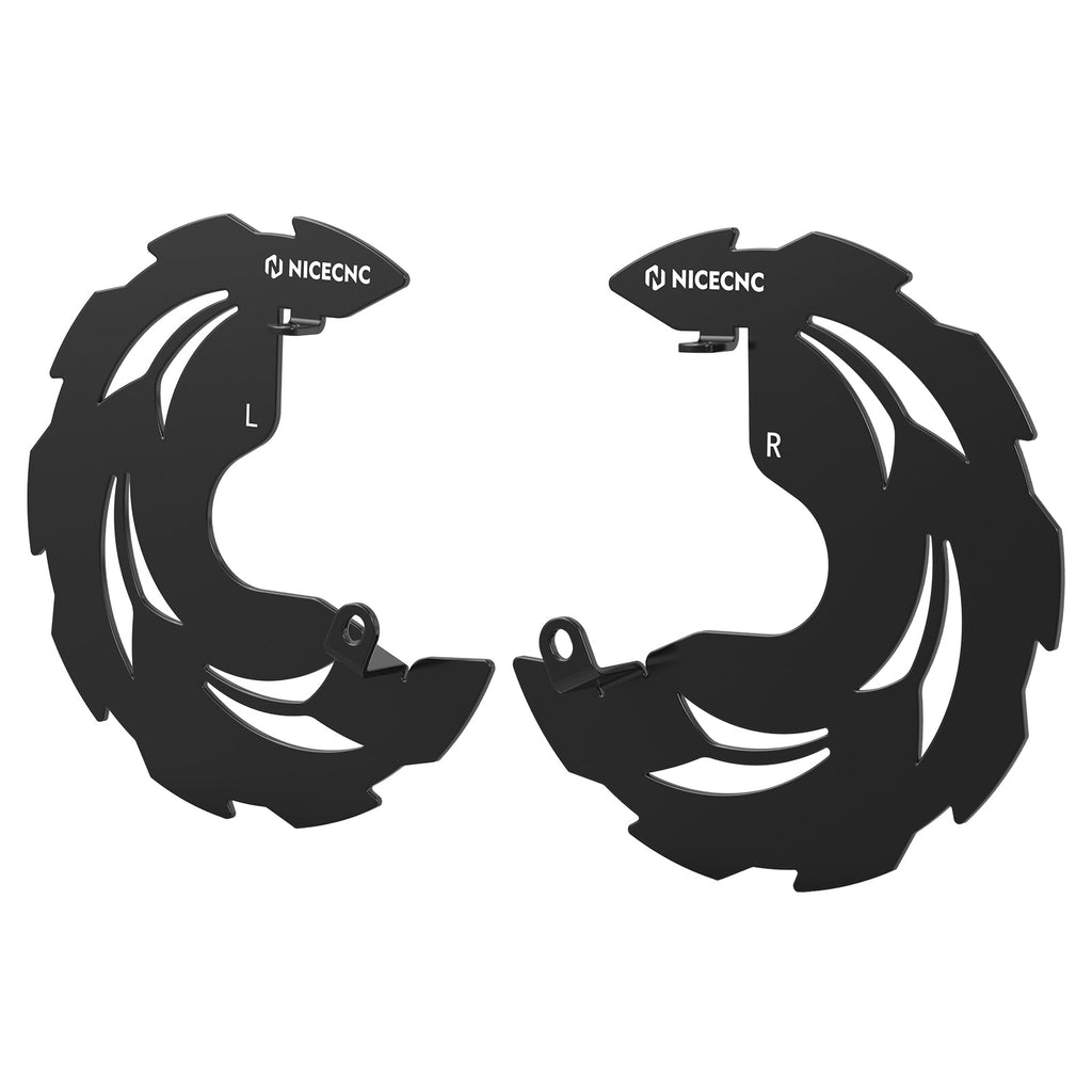 Front Brake Disc Rotor Rock Guards Kit For Honda TRX 450 R / ER 06-14