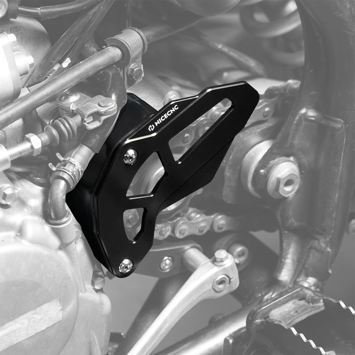 Engine Case Saver Chain Guard Trim Panel For Honda TRX 450 R / ER 06-14