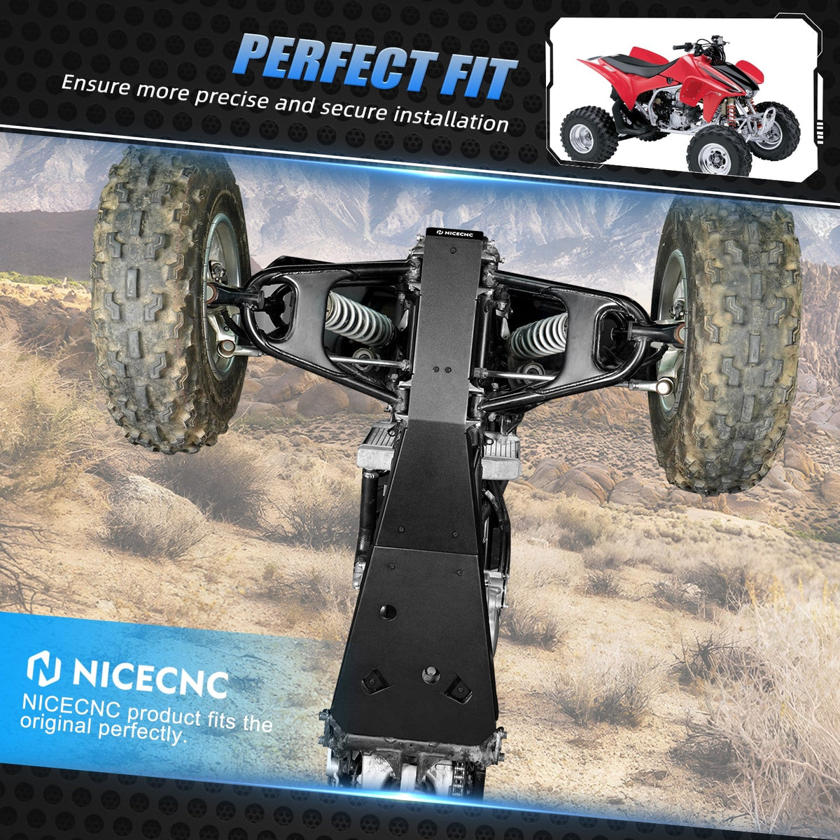 Engine Frame Glide Skid Plate Guard For Honda TRX 450 R / ER 2006-2014