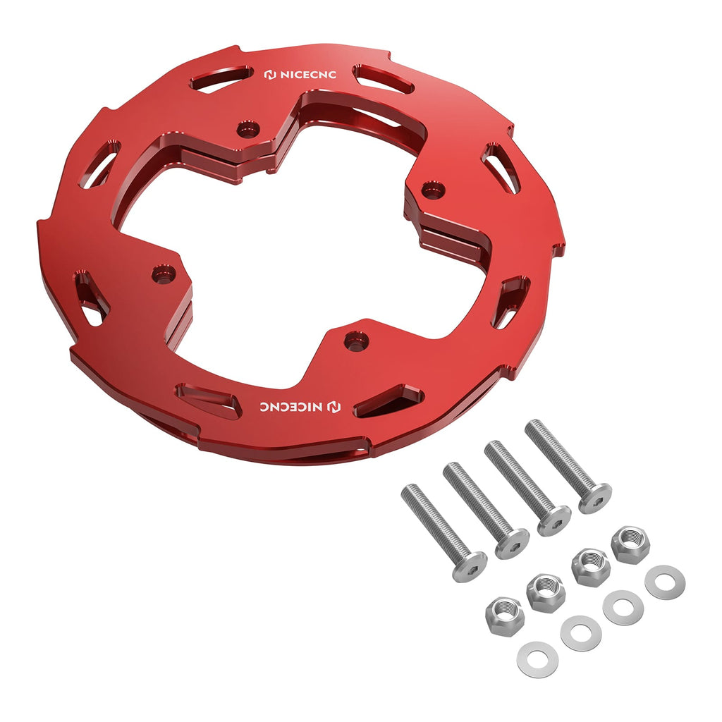 Rear Wheel Dual Sprocket Chain Guards Protector For Honda TRX 450 R / ER