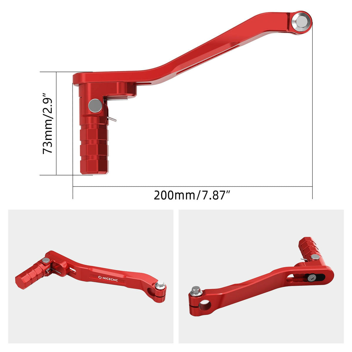 Folding Gear Shift Lever Foot Pedal For Honda TRX 450 R / ER 2006-2014
