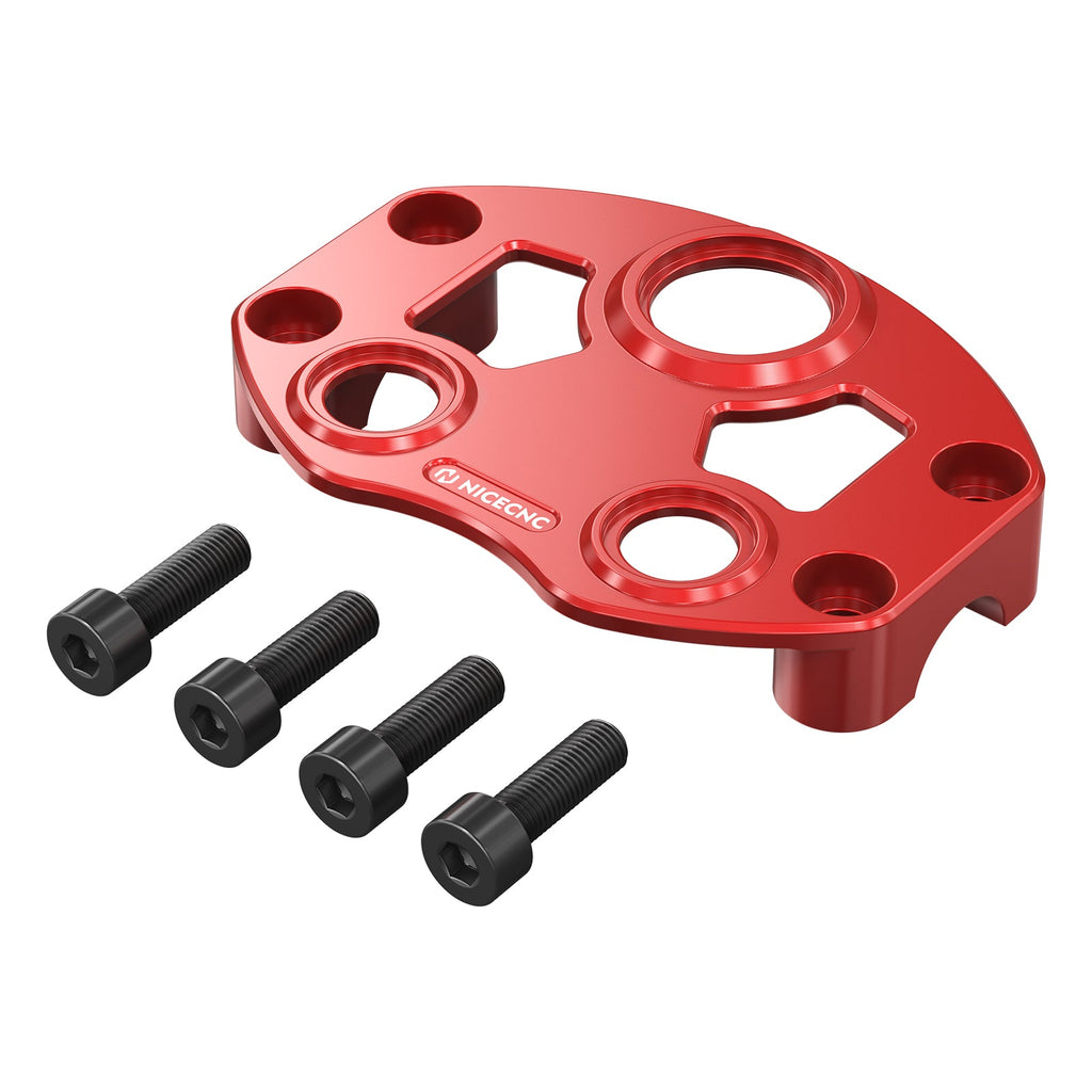 Key Switch Indicator Light Handlebar Mount Clamp For Honda TRX 450 R / ER