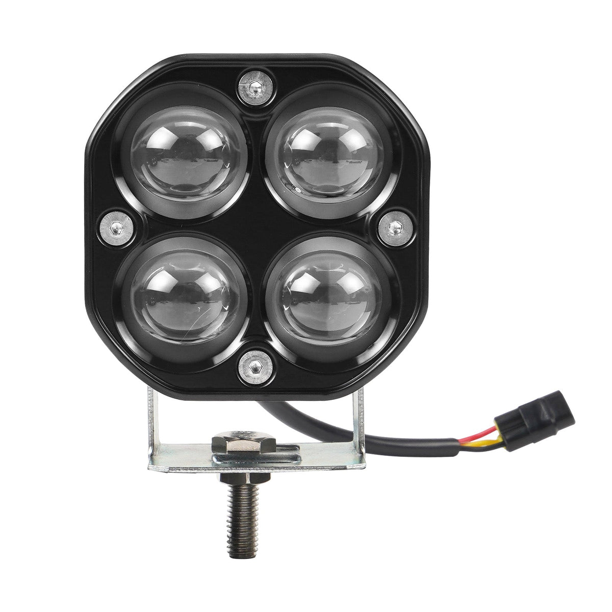 100W Front Headlight LED Work Lights 45°Adjustable For Honda TRX 450 R / ER