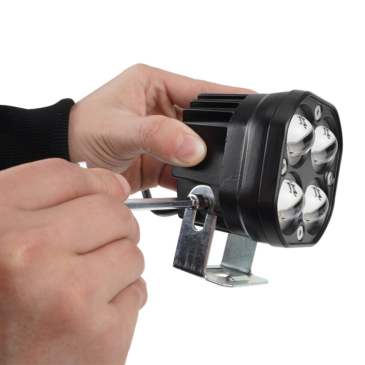 100W Front Headlight LED Work Lights 45°Adjustable For Honda TRX 450 R / ER