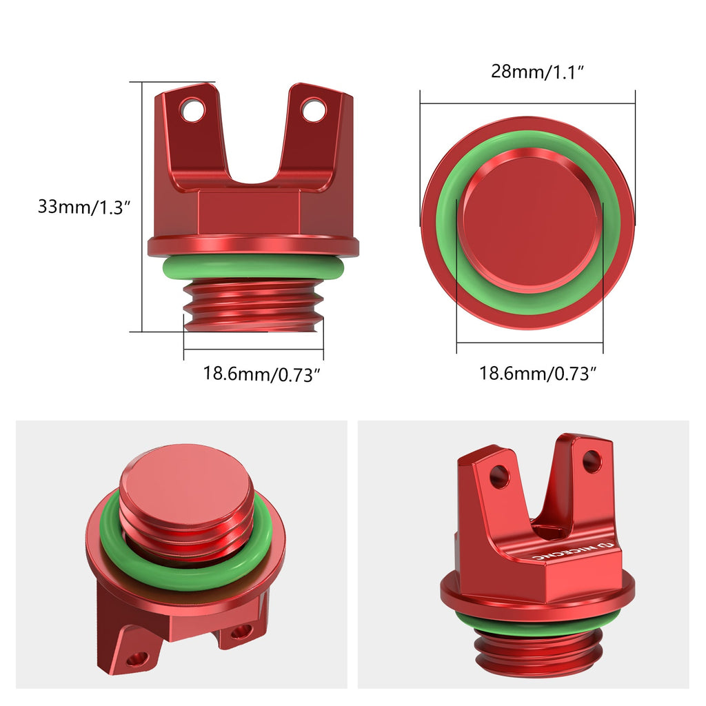 2PCS Oil Filler Cap Cover Kit For Honda TRX 450 R / ER 2006-2014