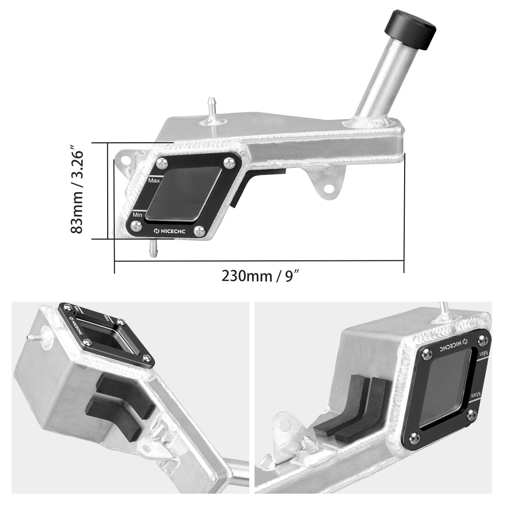 Radiator Reservoir Coolant Tank For Honda TRX 450 R / ER 2006-2014