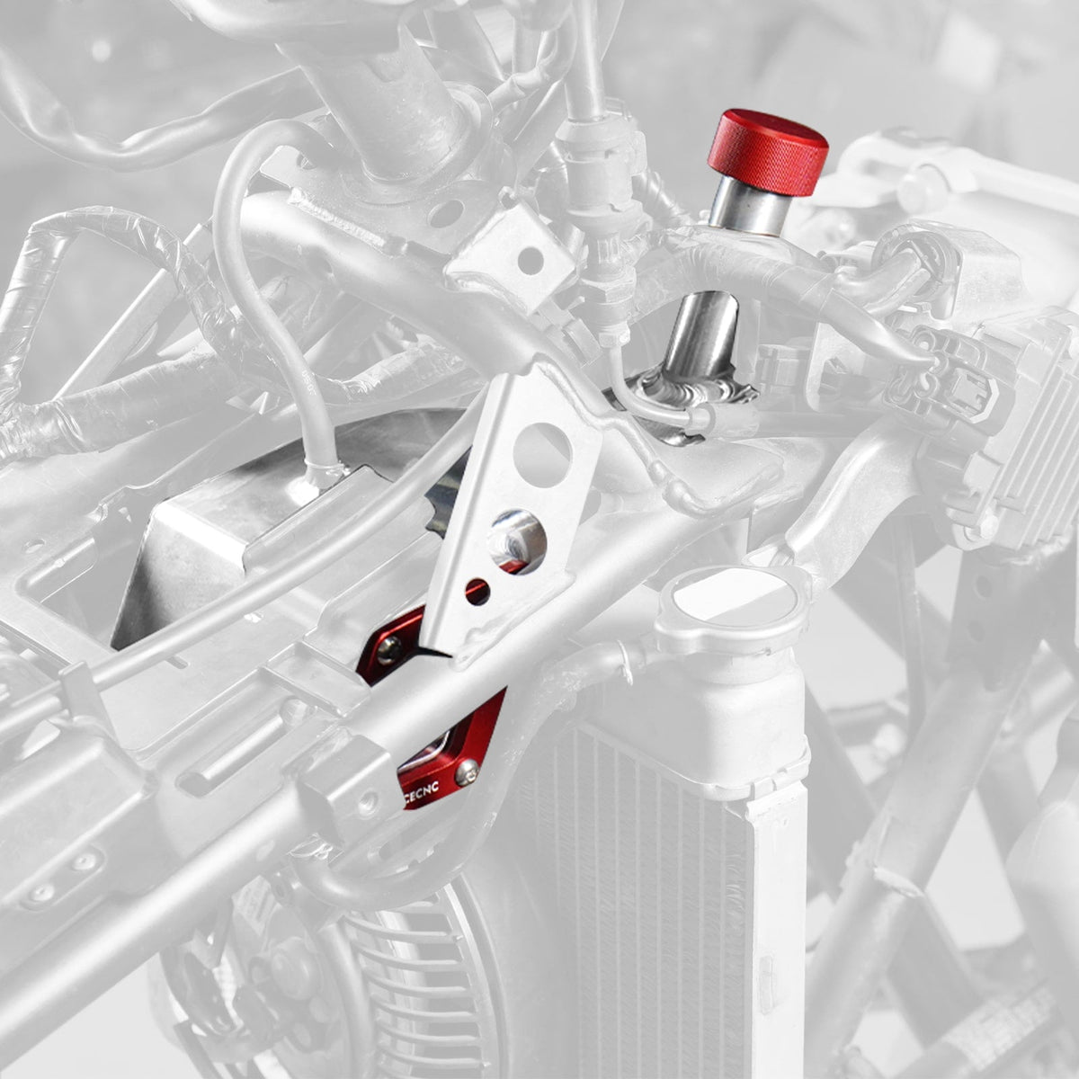 Radiator Reservoir Coolant Tank For Honda TRX 450 R / ER 2006-2014