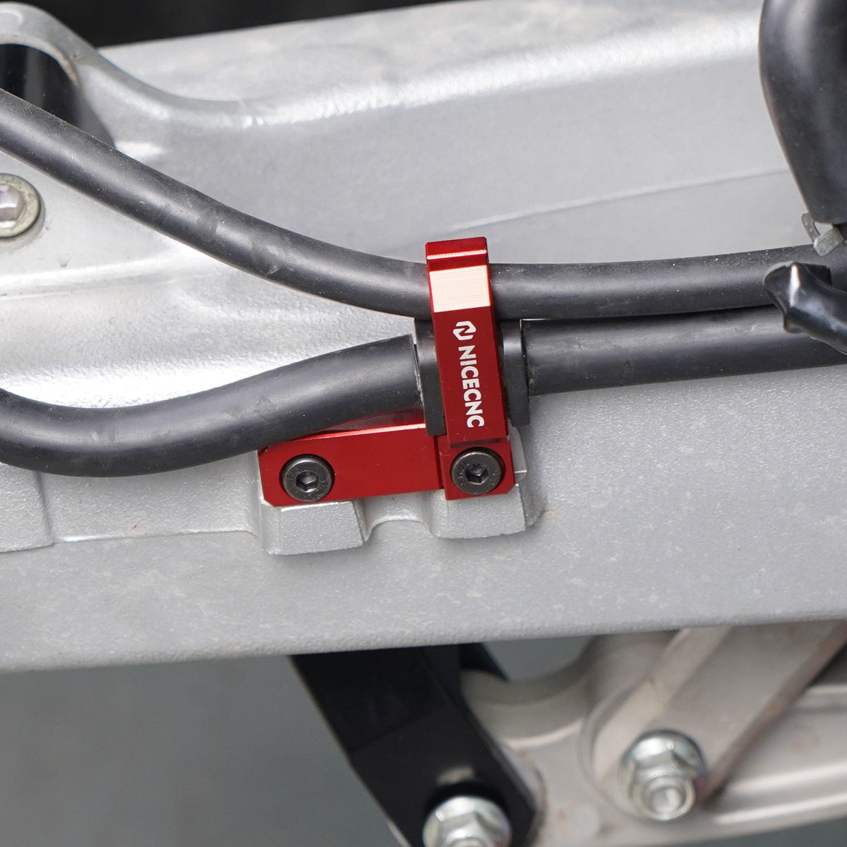 Dual-Size Rear Brake Line Hose Clamp Holder Kit For Honda TRX 450 R / ER 06-14