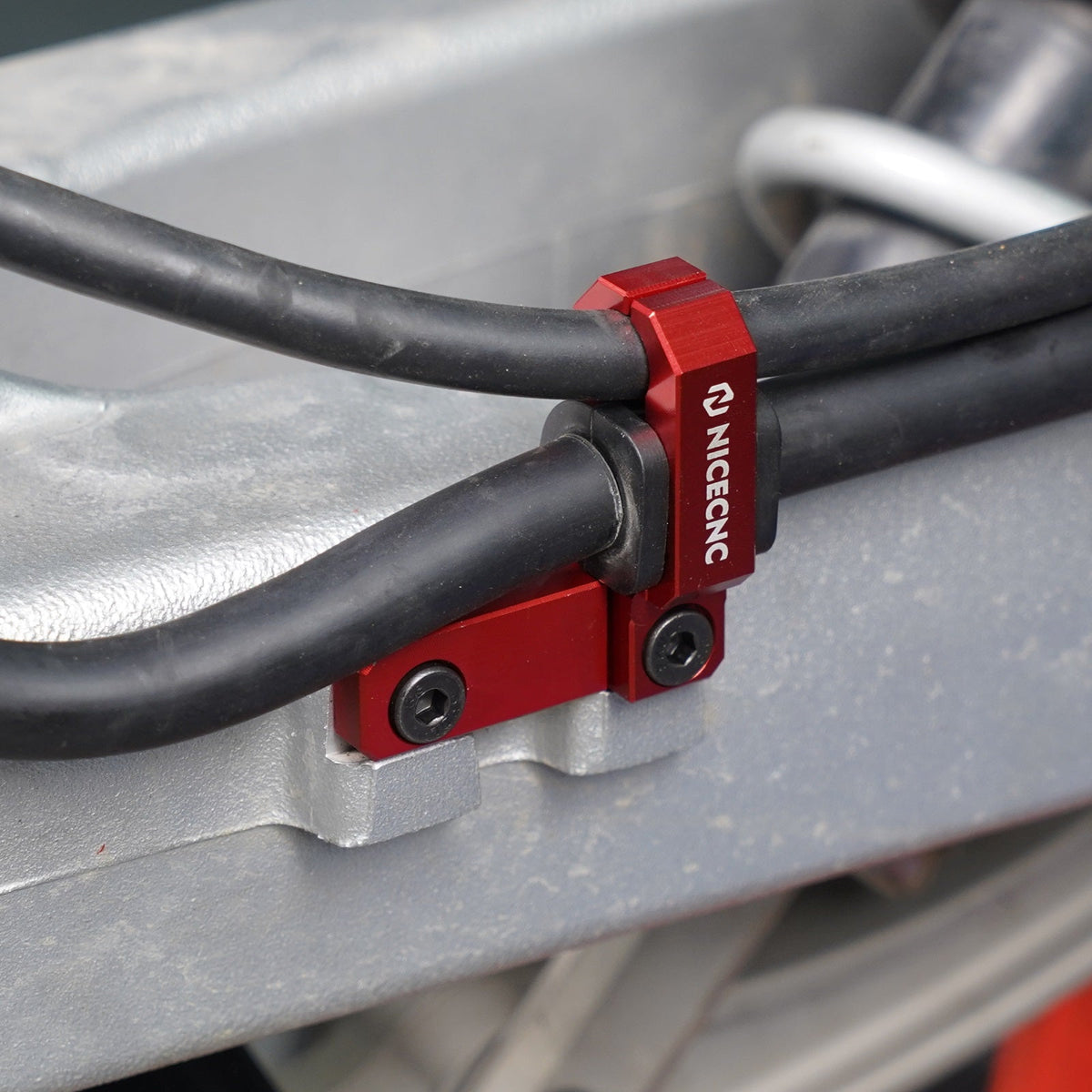 Dual-Size Rear Brake Line Hose Clamp Holder Kit For Honda TRX 450 R / ER 06-14