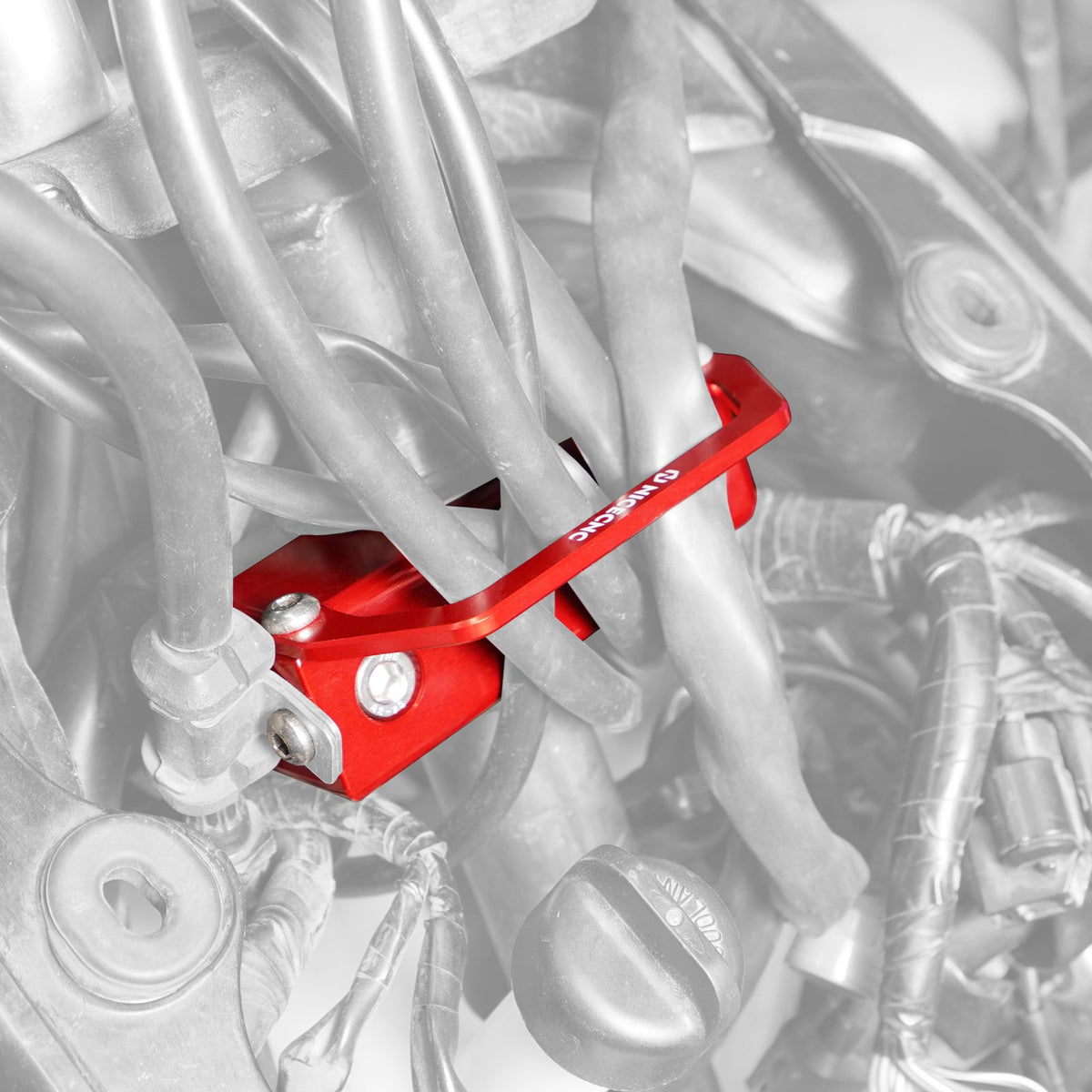 Steering Stem Mount Holder Bracket & Wire Clamp For Honda TRX 450 R / ER
