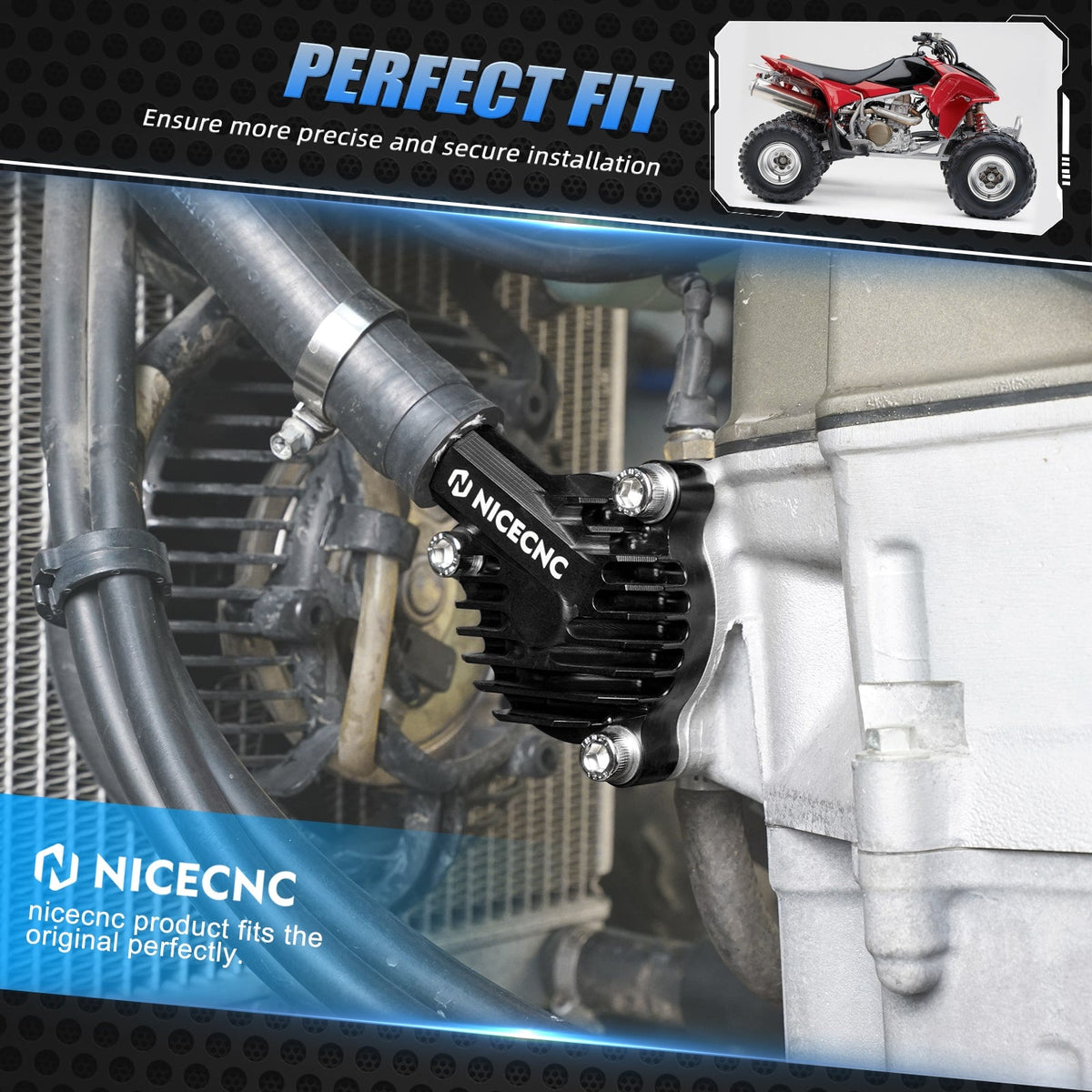 Thermostat Cover Thermost Housing Guard For Honda TRX 450 R / ER 06-14