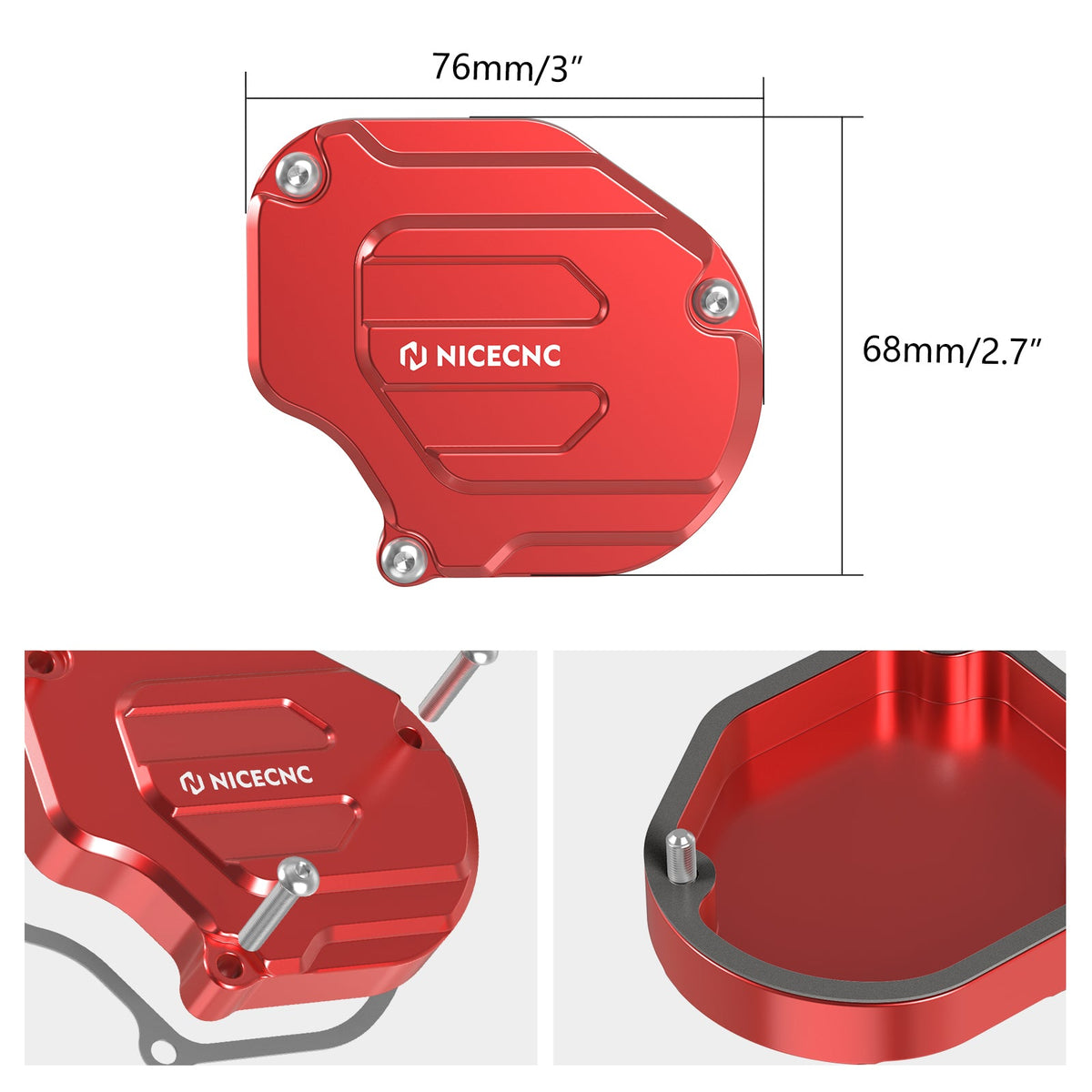 Throttle Case Cover Guard w/Gasket For Honda TRX 450 R / ER 2006-2014