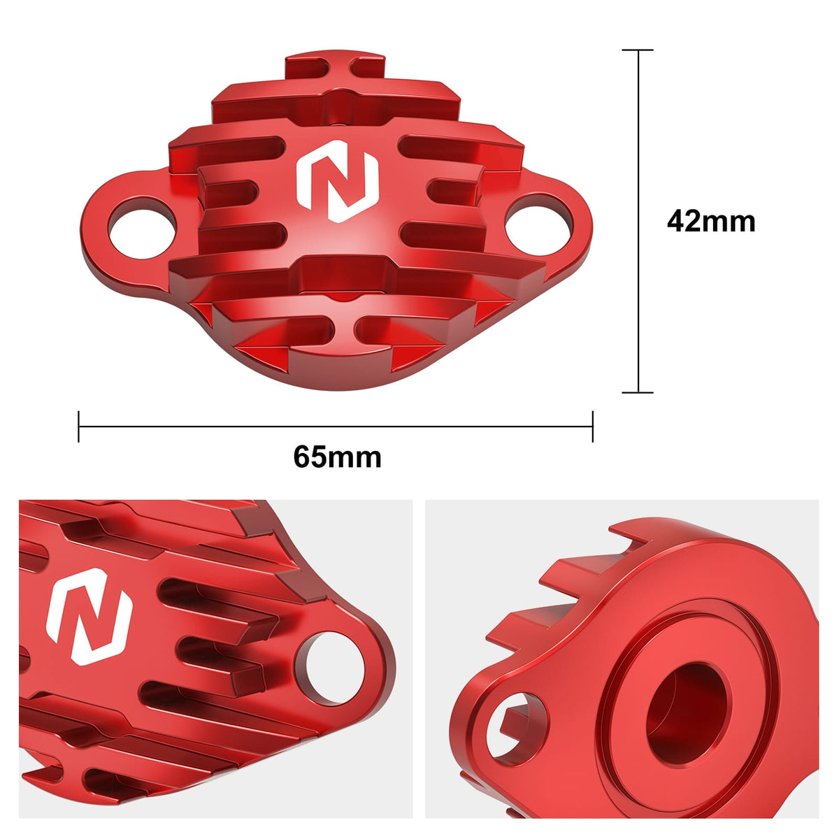 Rear Brake Caliper Cover Block Off Plate Kit For Honda TRX 450 R / ER 300 400EX 400X