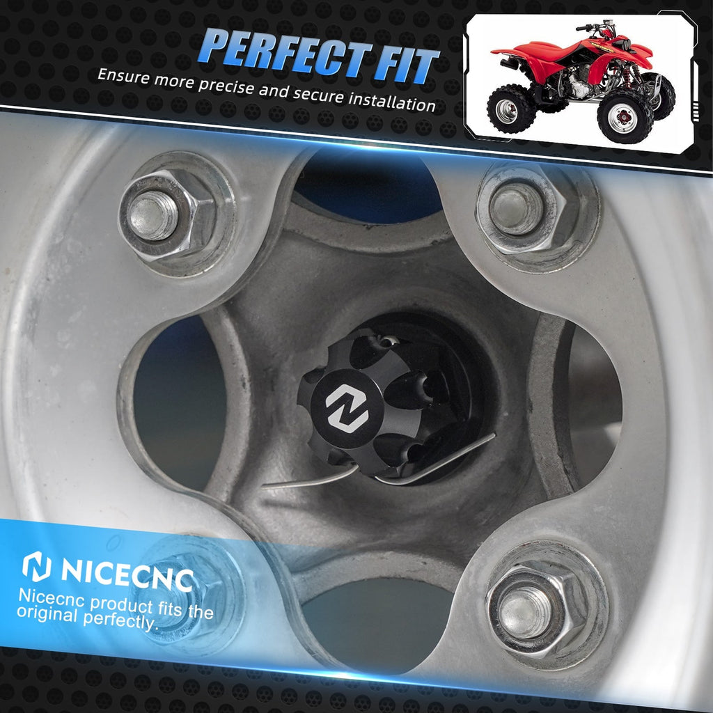 Front Rear Wheel Axle Nuts Kit For Honda TRX 450 R / ER 400X 300X 250X