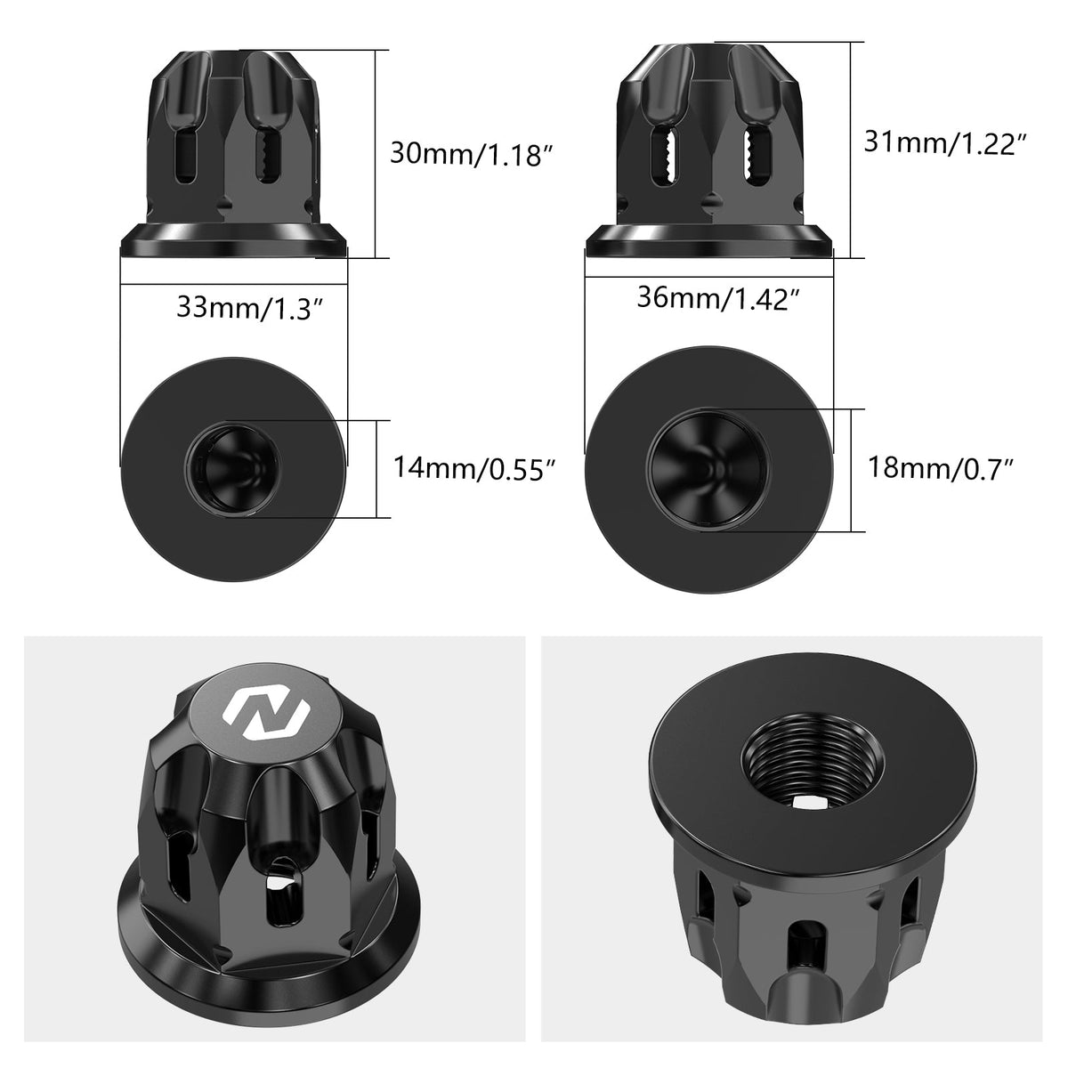 Front Rear Wheel Axle Nuts Kit For Honda TRX 450 R / ER 400X 300X 250X