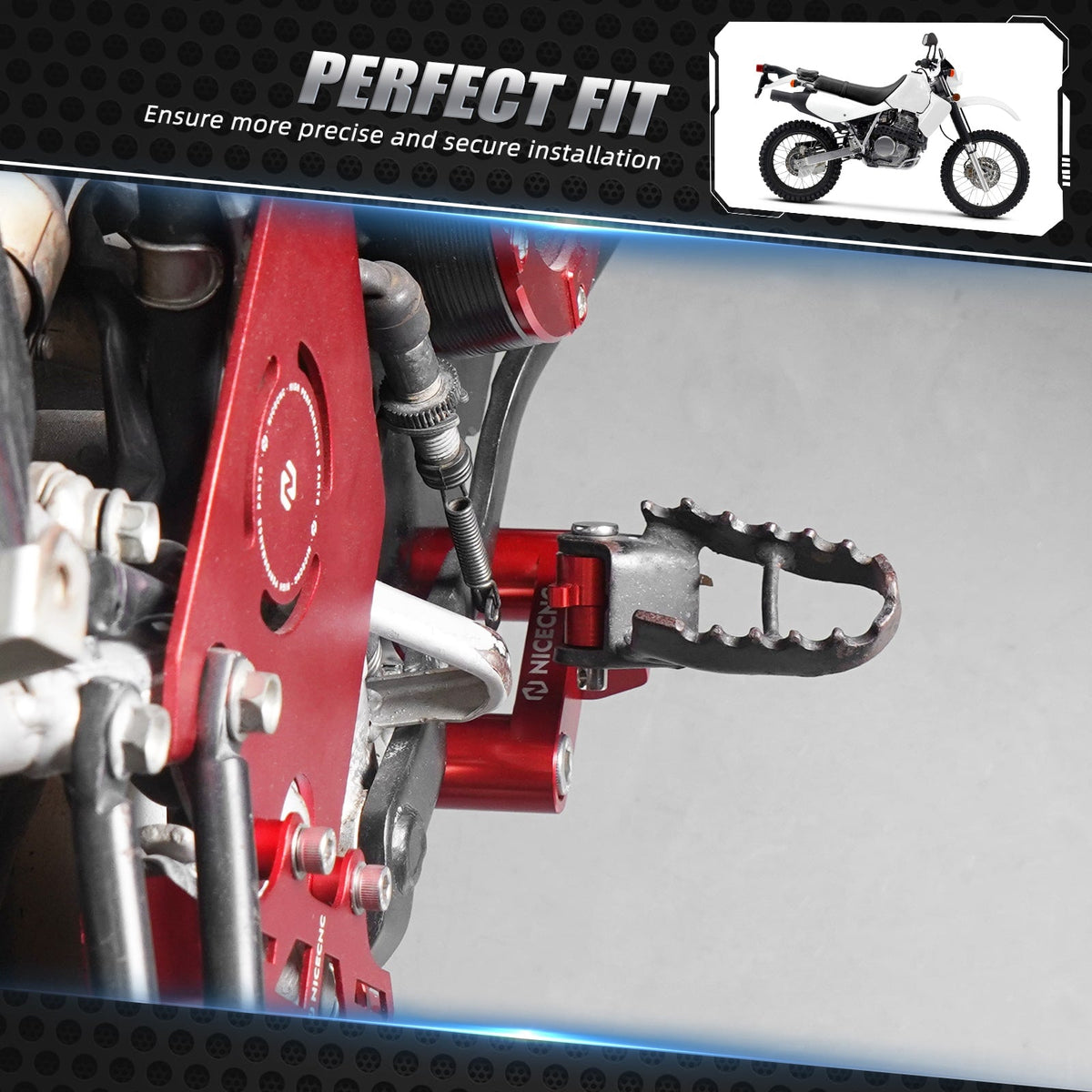 Right Footpeg Mount Bracket for Honda XR650L 1993-2025