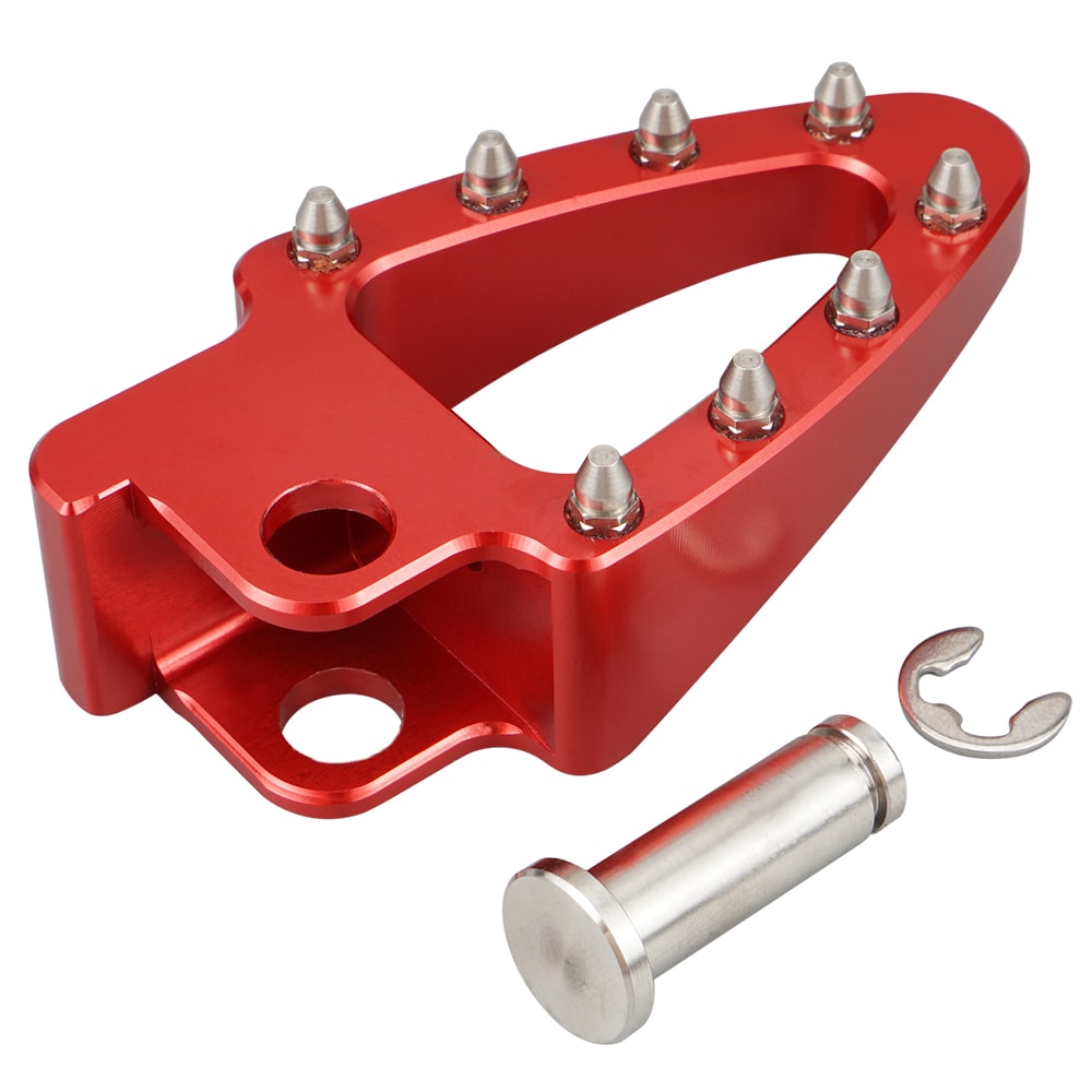Rear Brake Pedal Tip Step Enlarged Plate For Honda XR650L 1993-2025