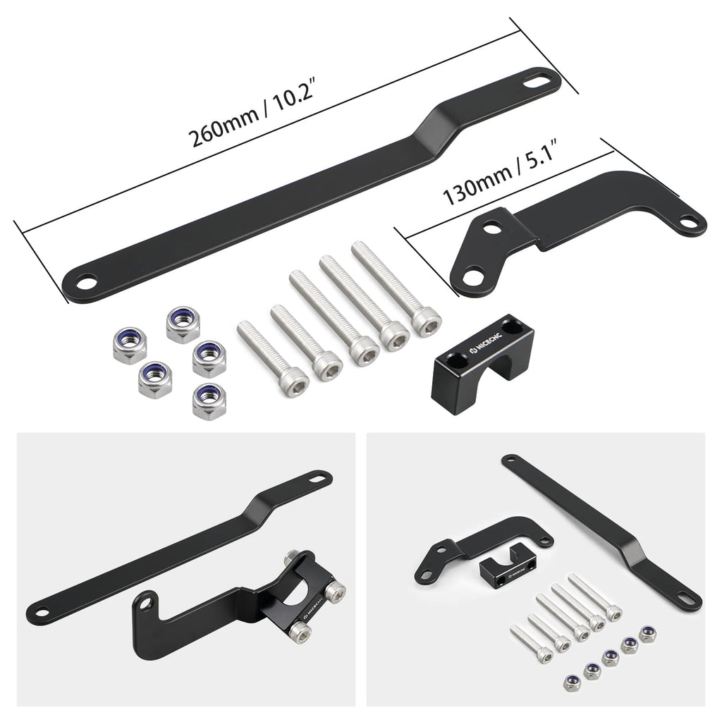 Billet Rear Subframe Support Arm Brace Kit For Honda XR650L 1993-2025