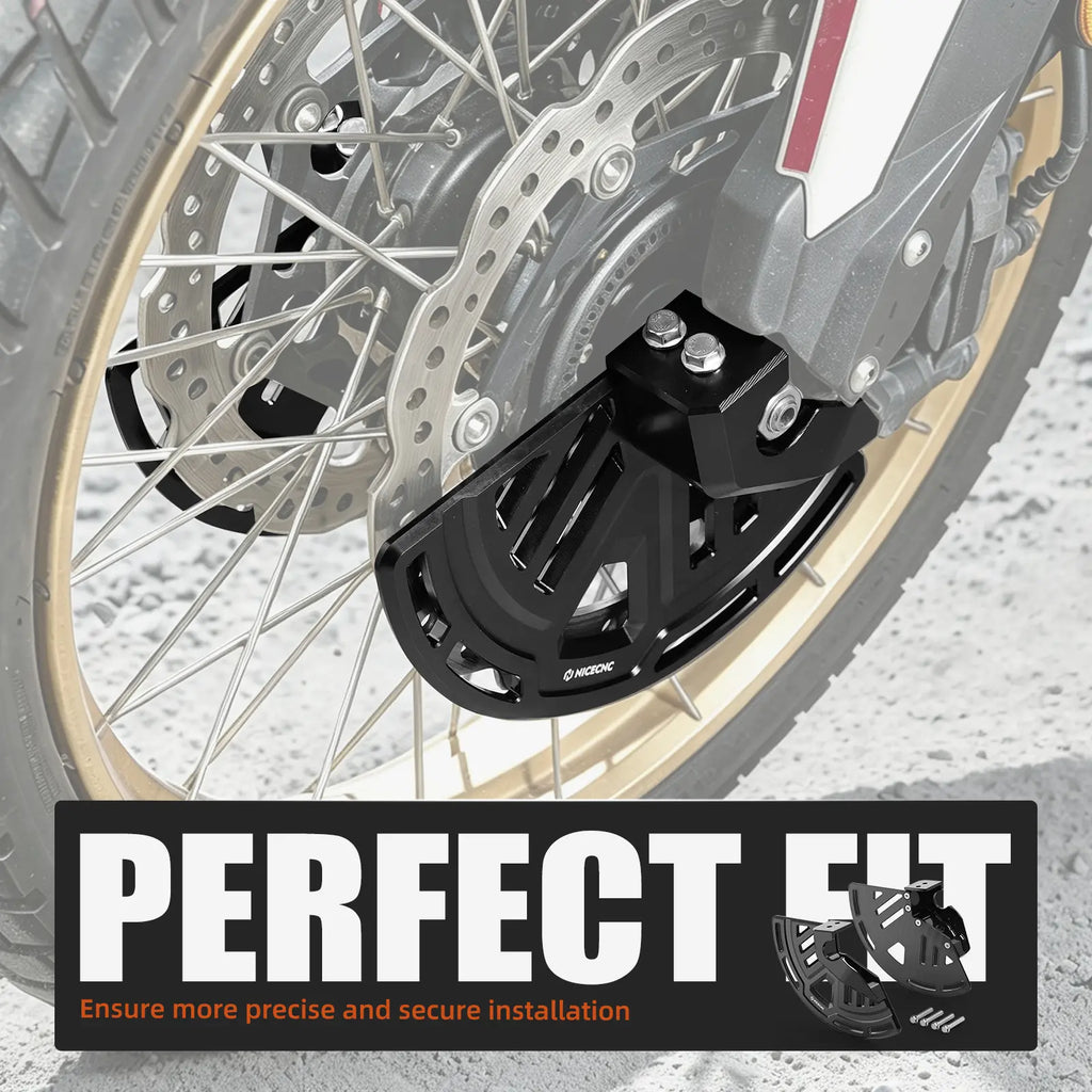 Pair Front Brake Disc Cover Guard Kit For Honda Africa Twin CRF 1100L 2020-2026