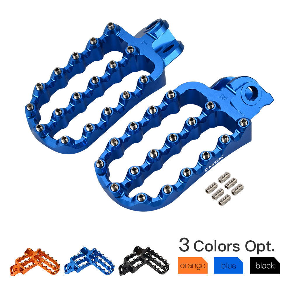 Forged Wide Foot Pegs For Husqvarna TE FE TC FC 701 Enduro SM Norden 901 Position 1