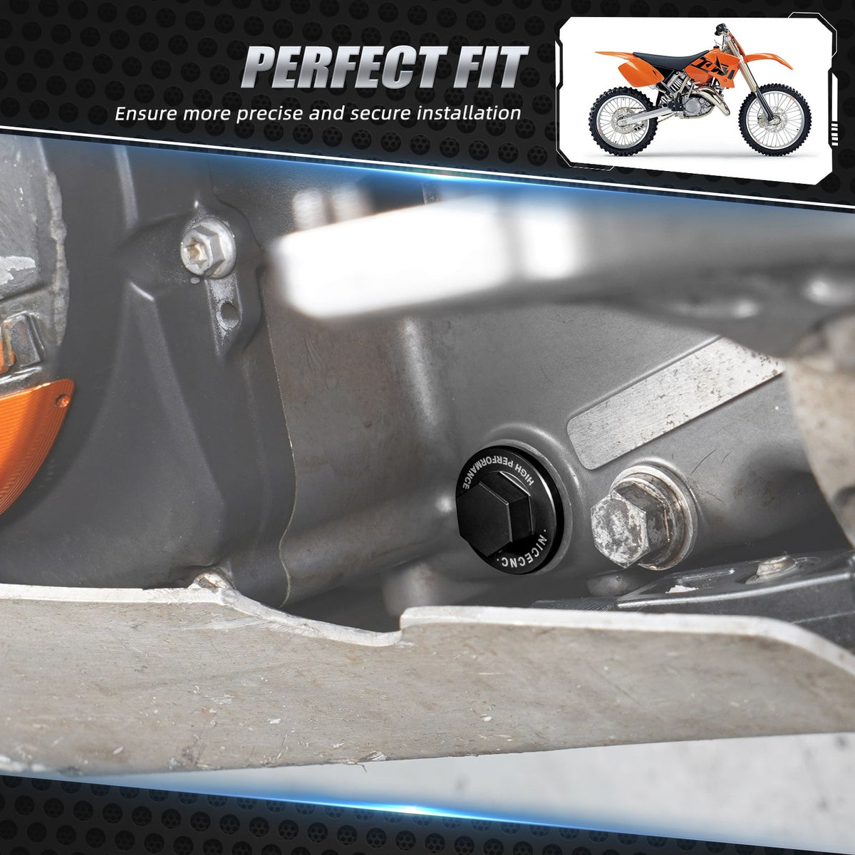 Magnetic Left Oil Drain Plug Bolt Screw For KTM 690 Enduro SMC R 2008-2025