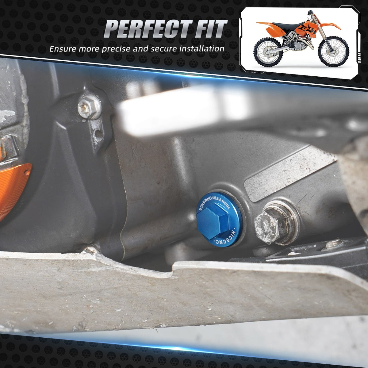 Magnetic Left Oil Drain Plug Bolt Screw For KTM 690 Enduro SMC R 2008-2025