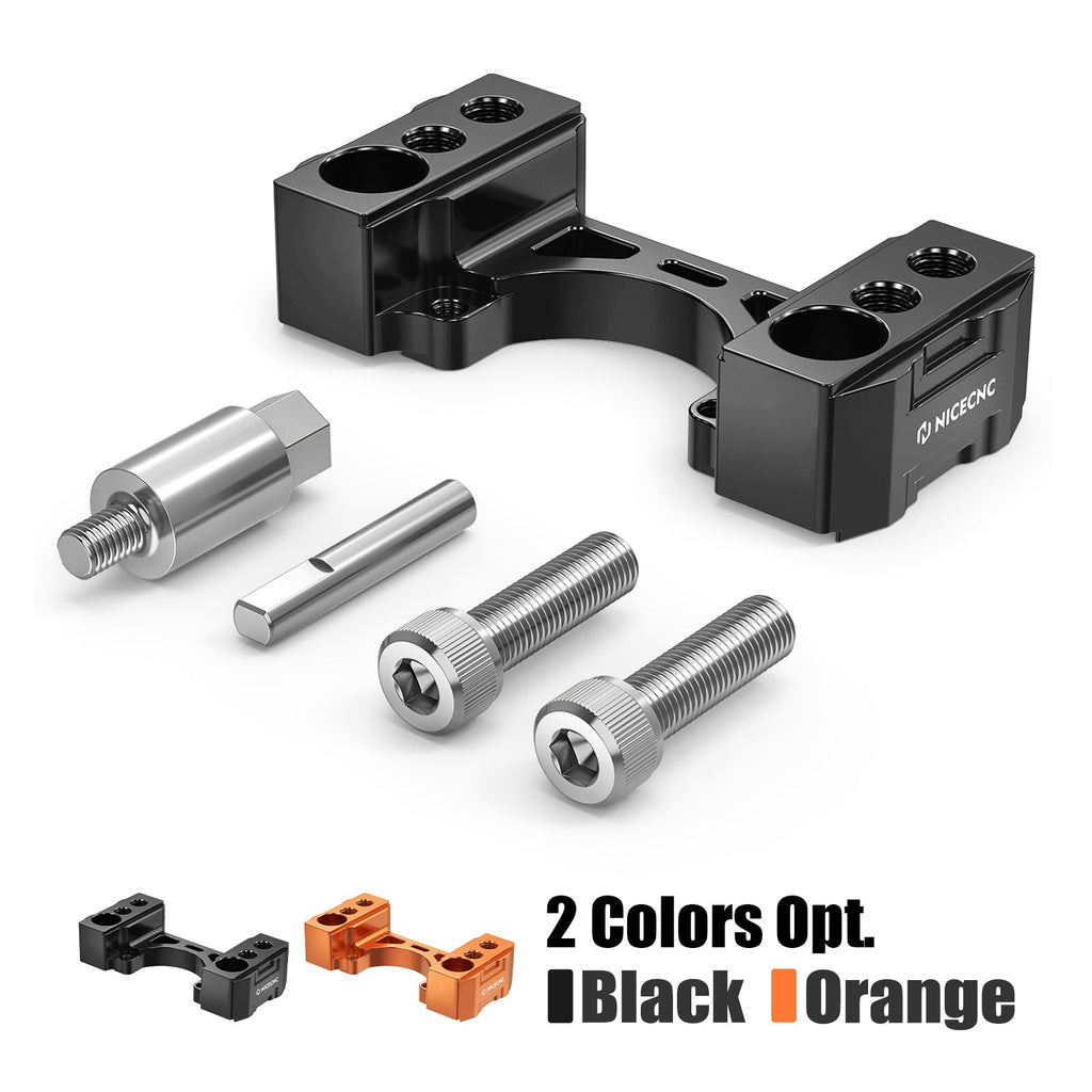 Steering Damper Bracket 1" Handlebar Risers Kit For Husqvarna Norden 901 Position 1