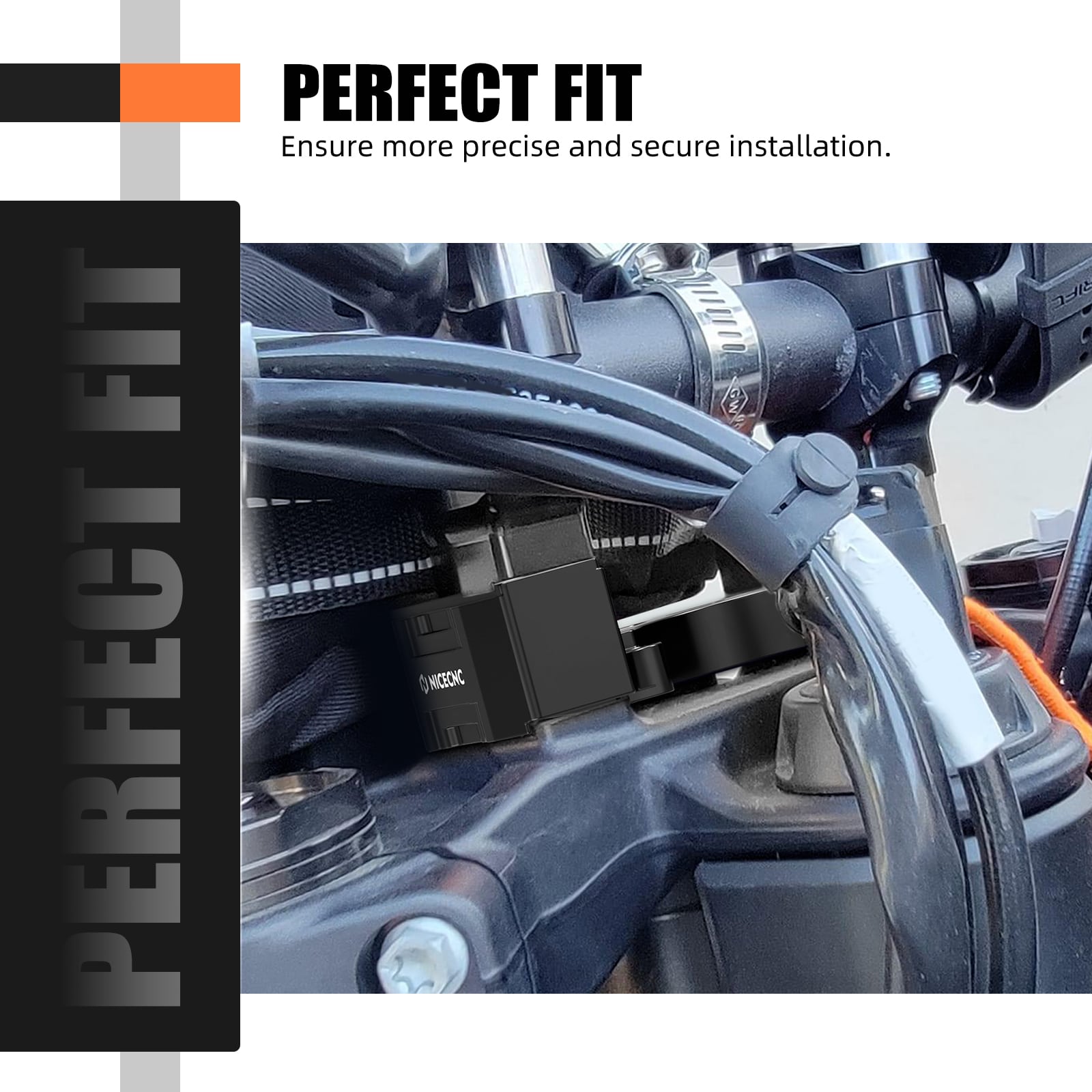 Steering Damper Bracket 1" Handlebar Risers Kit For Husqvarna Norden 901 Position 2