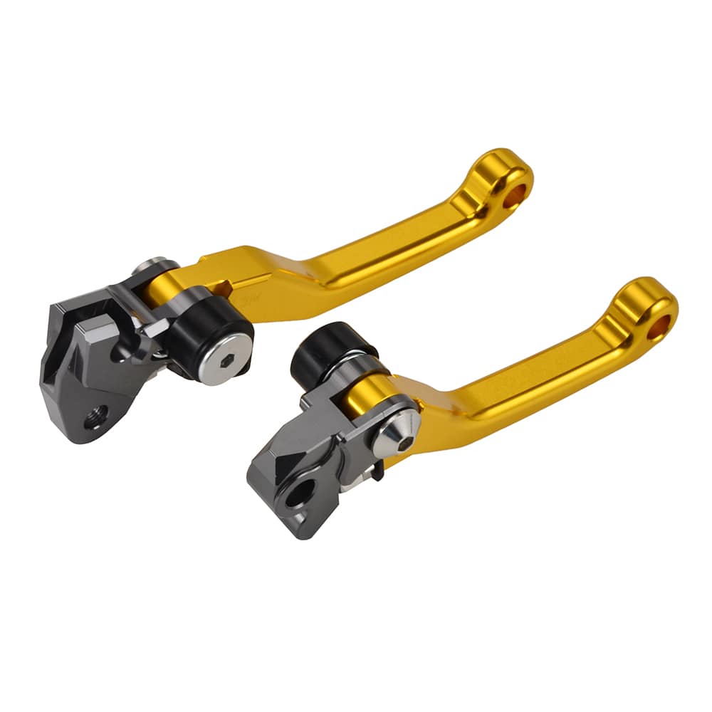Pivot Brake Clutch Levers For Kawasaki KX65 KX85 KX100 KX125 KX250 Suzuki RM65