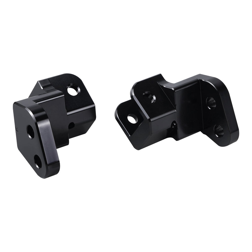Enlargerd Wide Footpegs + Lowered Brackets For Kawasaki KLR650 1987-2018