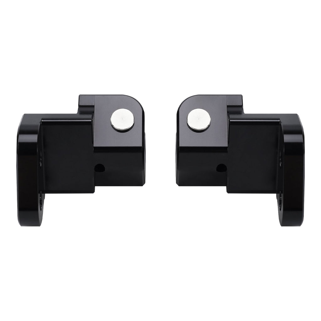 Enlargerd Wide Footpegs + Lowered Brackets For Kawasaki KLR650 1987-2018