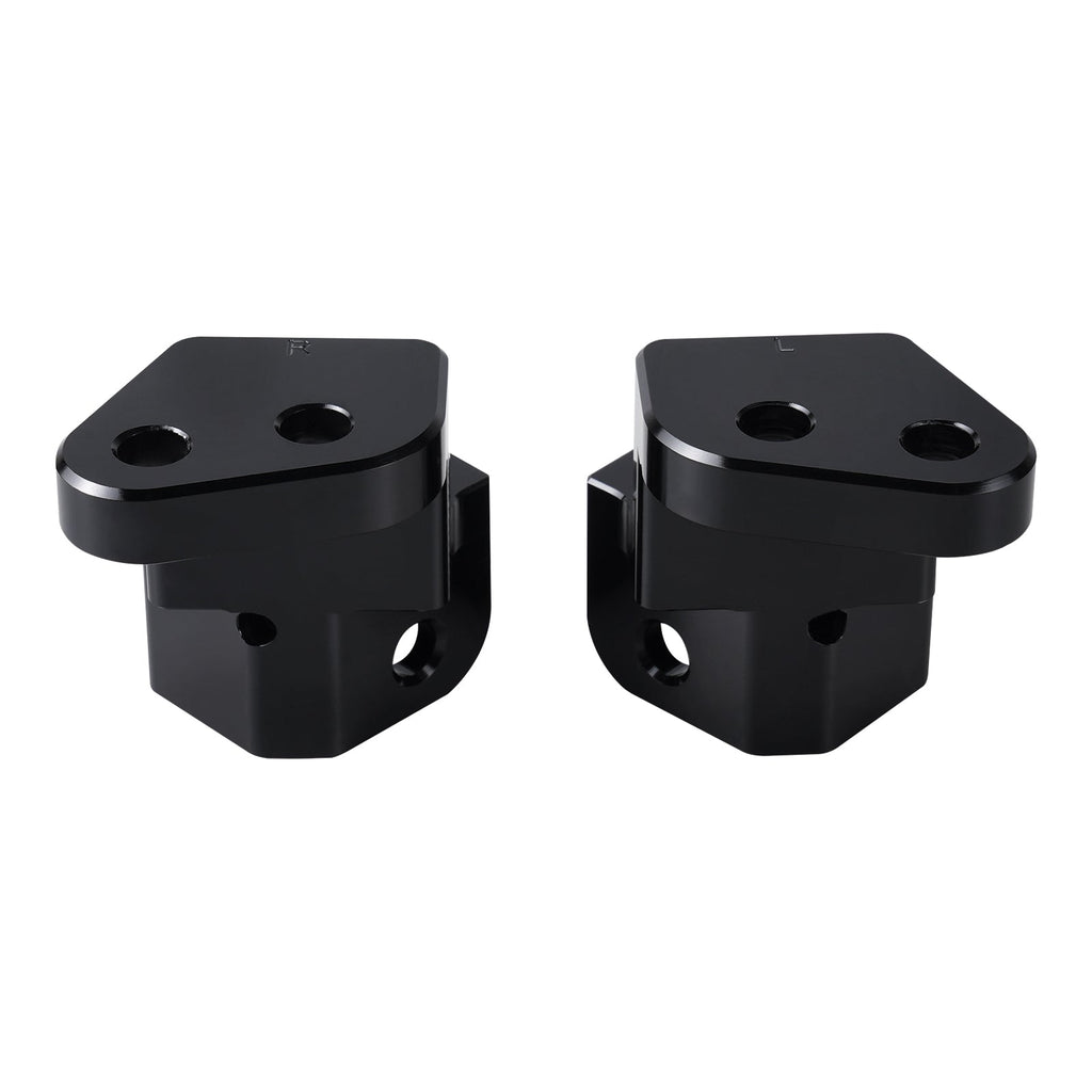 Enlargerd Wide Footpegs + Lowered Brackets For Kawasaki KLR650 1987-2018