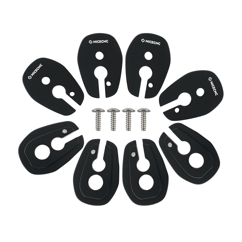 Front Rear Blinker Turn Signal Stalk Elimination Adapters Plates Kit For Kawasaki KLR650 Position 16