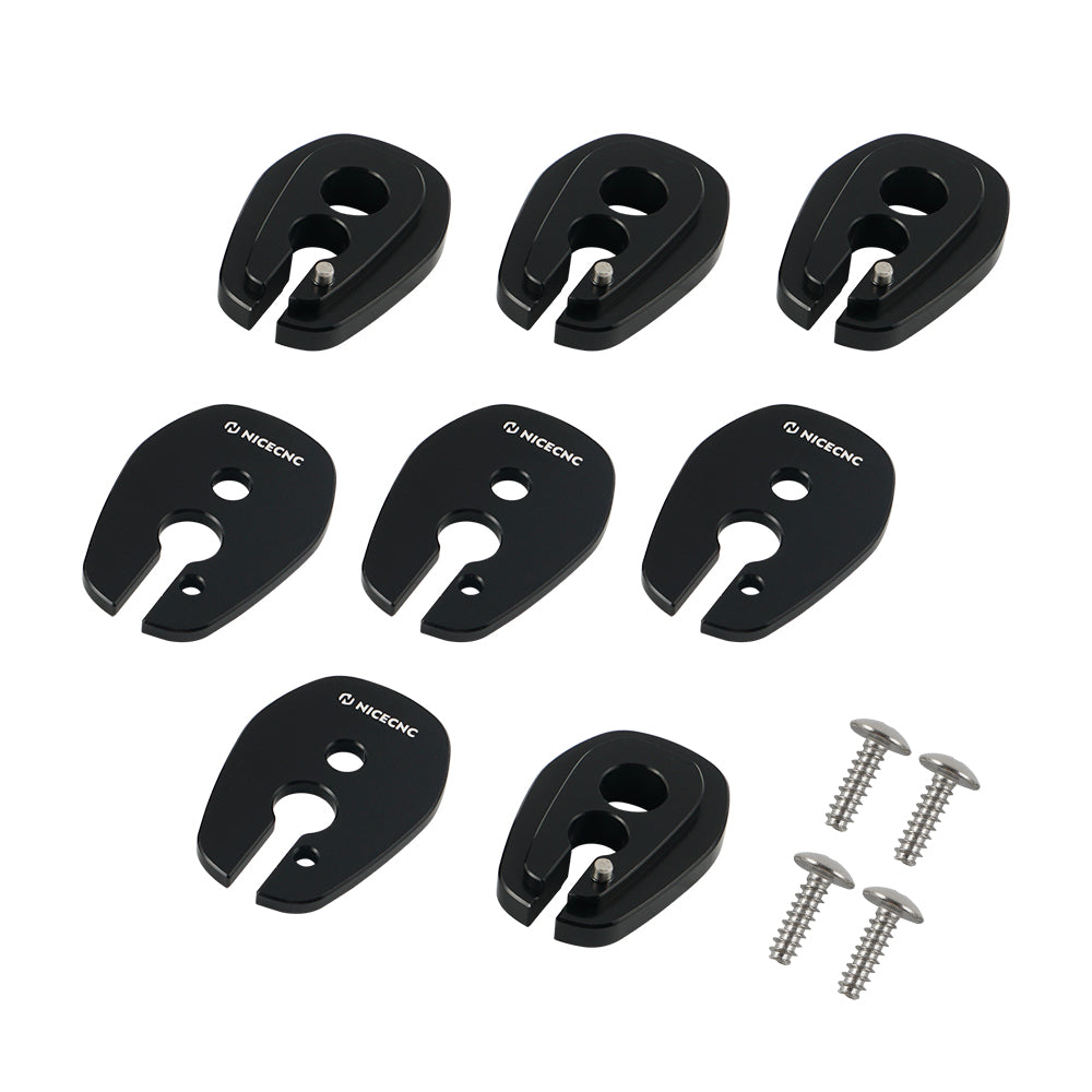Front Rear Blinker Turn Signal Stalk Elimination Adapters Plates Kit For Kawasaki KLR650 Position 14