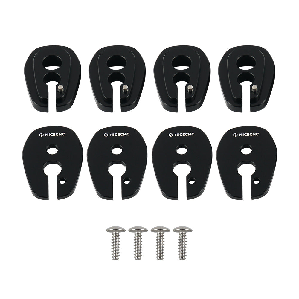 Front Rear Blinker Turn Signal Stalk Elimination Adapters Plates Kit For Kawasaki KLR650 Position 17