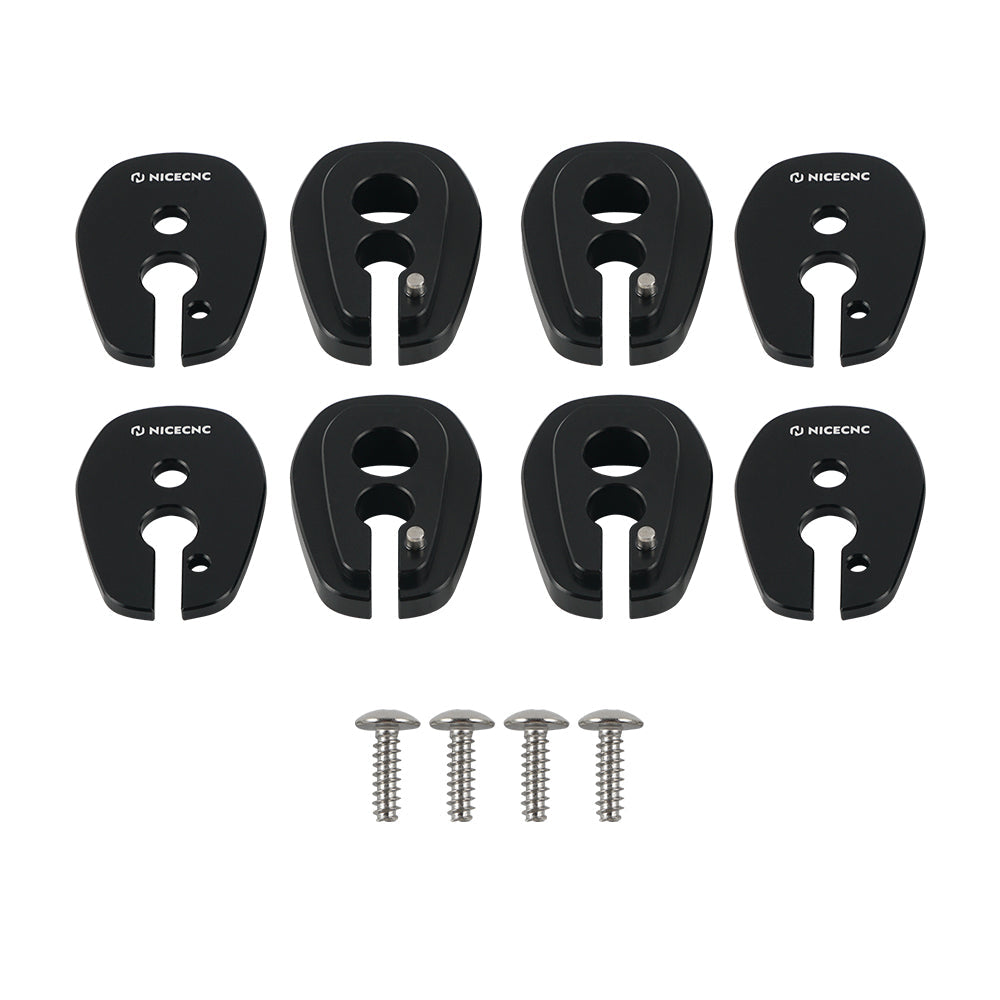Front Rear Blinker Turn Signal Stalk Elimination Adapters Plates Kit For Kawasaki KLR650 Position 13