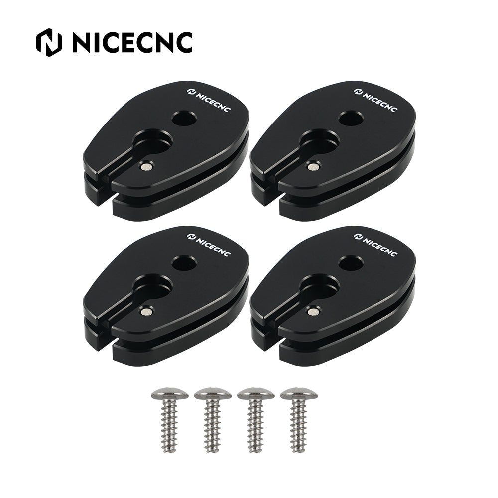 Front Rear Blinker Turn Signal Stalk Elimination Adapters Plates Kit For Kawasaki KLR650 Position 15
