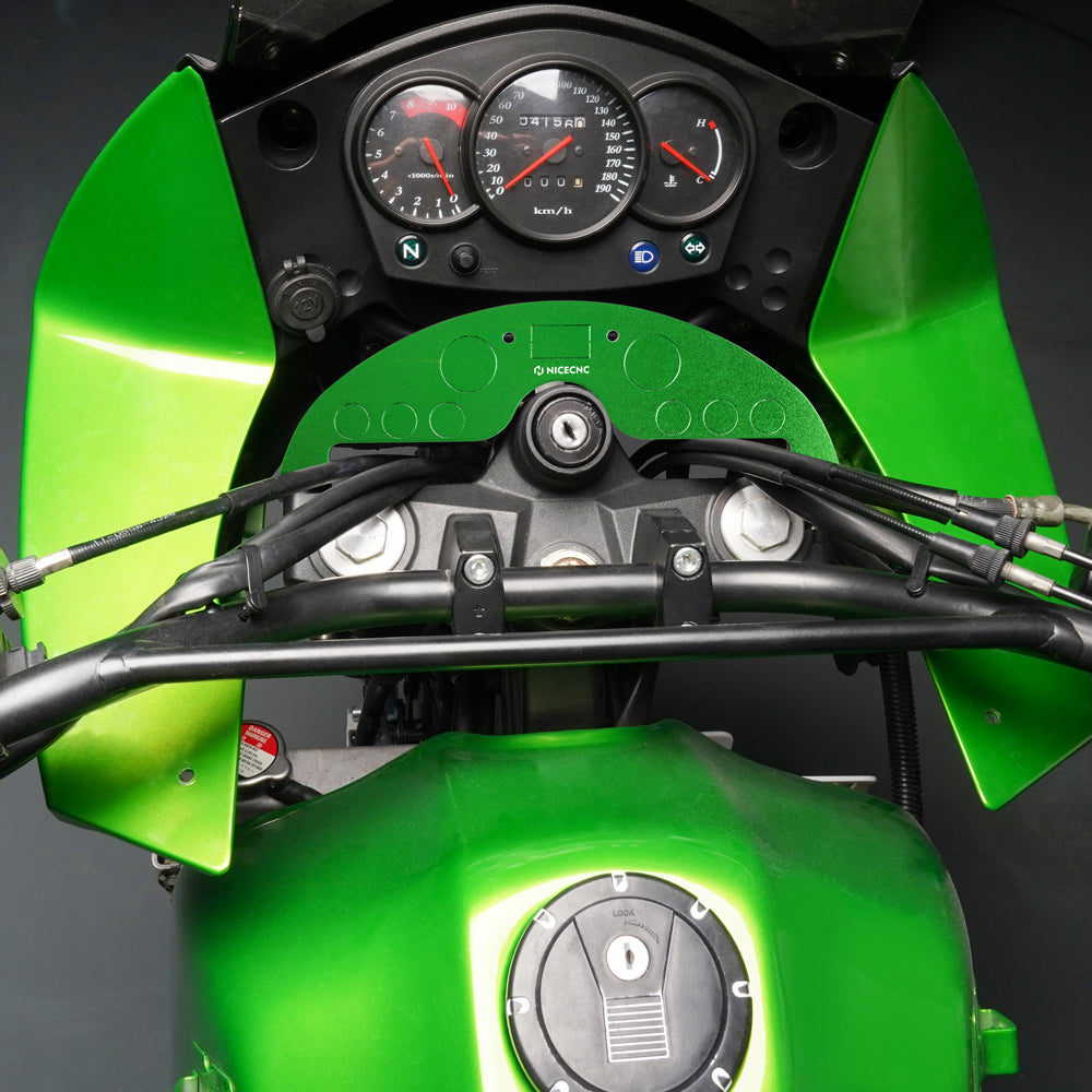 Front Lower Dash Panel Cover with GPS USB Hole For Kawasaki KLR650 08-18 Position 4